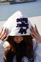 three line logo hoodie