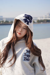 three line logo hoodie