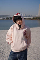 three line logo hoodie