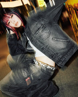 Bullet Logo Denim Short Jacket