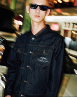 Bullet Logo Denim Short Jacket