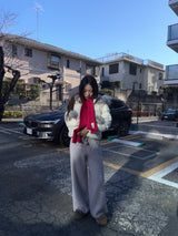 Ninety Girl Logo 針織褲