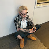 損壞原始Ombre S/S襯衫