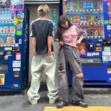 King Logo Damage Buggy Denim