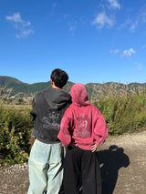 CMT ruler rhinestone zip hoodie