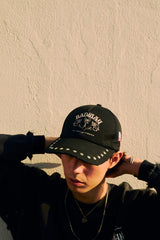 Grunge studs cap