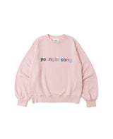 SC logo random patch crew neck sweat