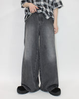 Genzai鏈寬鬆牛仔褲
