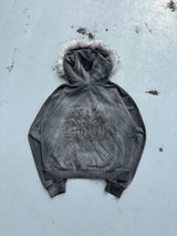 Tribal Kingo Logo Fur Zip Hoodie