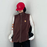 尼龍和羊毛可逆背心