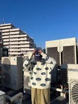 圓徽標jacquard編織