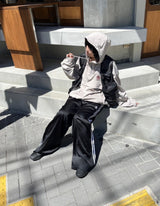 n 로고 라이트 Anorak 까마귀