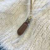 Sailor Collar Border Halfzip Knit