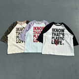 Plastic Love 七分袖T恤