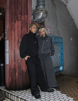 n 로고 스트라이프 블루슨