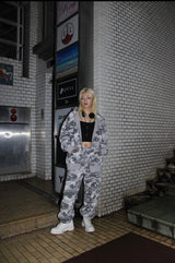 原始迷彩拉鍊連帽衫