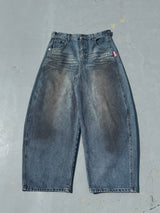 Bullet Logo Denim Buggy Pants