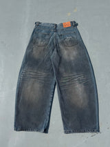 Bullet Logo Denim Buggy Pants