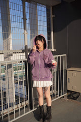 pigment peace flower zip hoodie