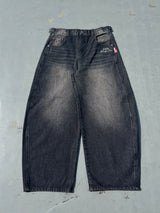 Bullet Logo Denim Buggy Pants