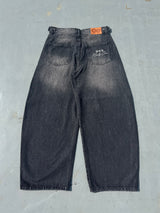 Bullet Logo Denim Buggy Pants