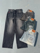 King Logo Vintage Tapered Pants