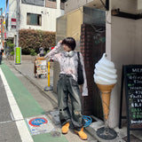 Studs Damage Buggy Denim