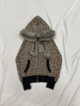 Y2k 毛绒拉链连帽衫