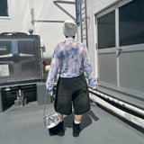 Studs Buggy Denim Shorts