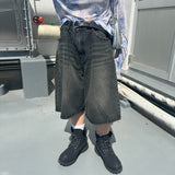 Studs Buggy Denim Shorts