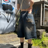 Studs Buggy Denim Shorts