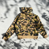 原始迷彩拉鍊連帽衫