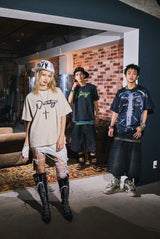 불릿 로고 라인스톤 버기 조츠