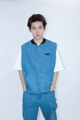 데님 조끼