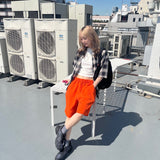 TECH ZIP NYLON HALF PANTS