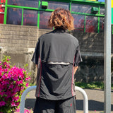 기술 지퍼 나일론 조끼