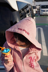 pigment peace flower zip hoodie