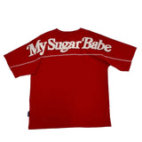 back print Baseball Tee