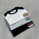 9090 X年輕歌曲King King徽標Raglan Tee