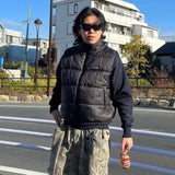 BOX logo Fake down vest