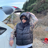 BOX logo Fake down vest