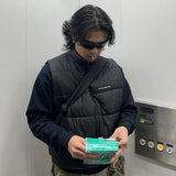 BOX logo Fake down vest