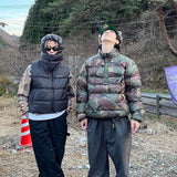 BOX logo Fake down vest