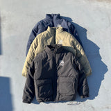 Doodle logo puffer jacket