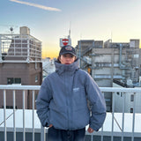 Space Logo Hooded Down Jacket