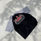 9090 X年輕歌曲King King徽標Raglan Tee