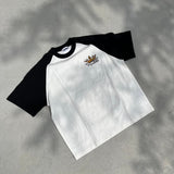 9090 X年輕歌曲King King徽標Raglan Tee