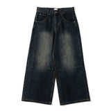 BU baggy denim pants