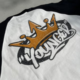 9090 X年輕歌曲King King徽標Raglan Tee