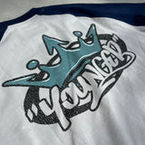 9090 X年輕歌曲King King徽標Raglan Tee